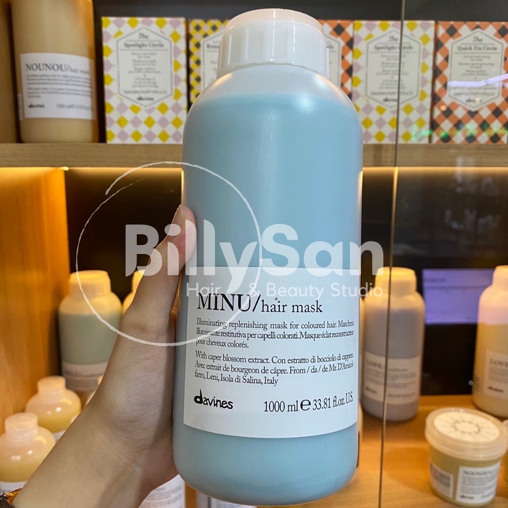 

Davines MINU Hair Mask 1000ml. Masker Rambut Berwarna / Semir / Color