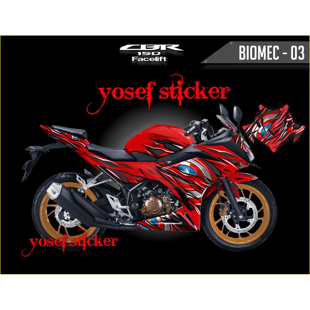 Decal Cbr 150 Facelift Biomec 03 Shopee Indonesia