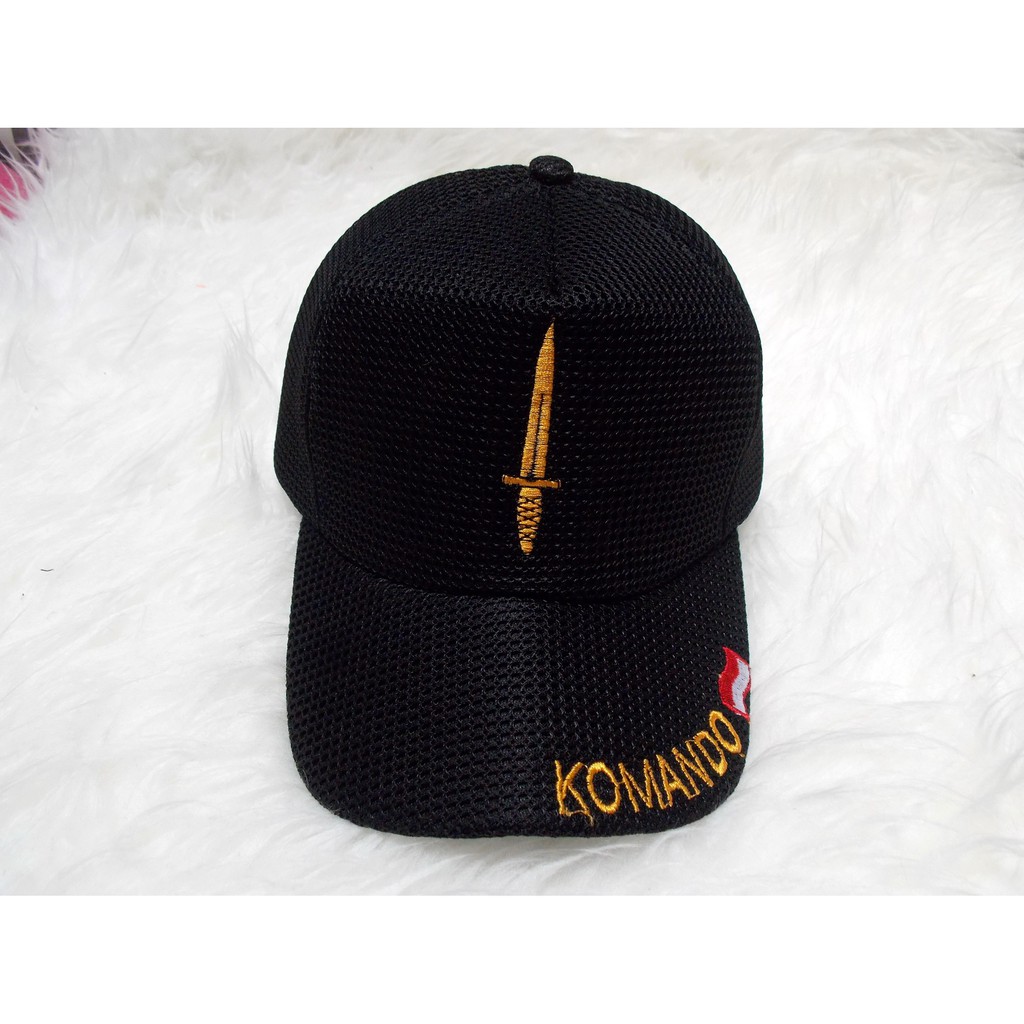 Topi Kopasus - Topi komando pasukan khusus - topi lapangan - topi pria