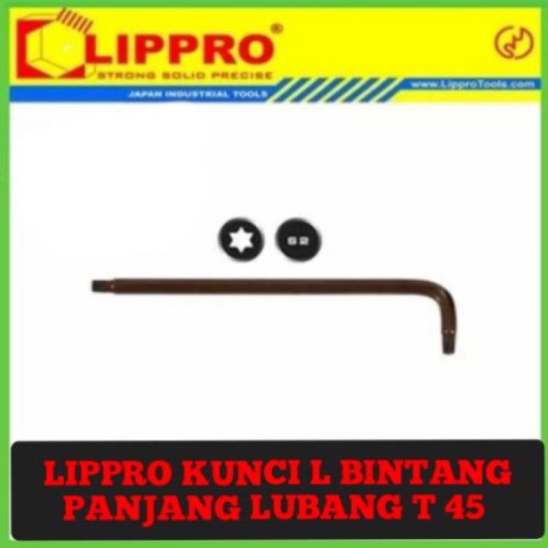 Lippro Kunci L Bintang EXTRA Panjang Tanpa Lubang