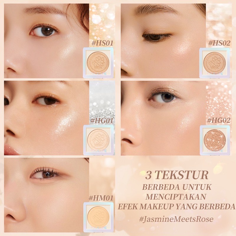 (READY &amp; ORI) Focallure Shimmering Skin Pressed Highlighter FA234 FA 234 waterproof viral terbaru