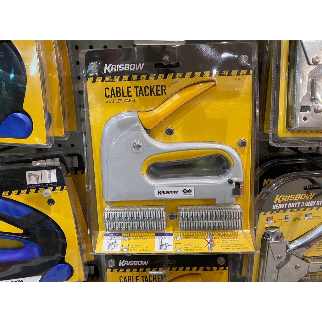 

Krisbow Stapler Cable Tacker