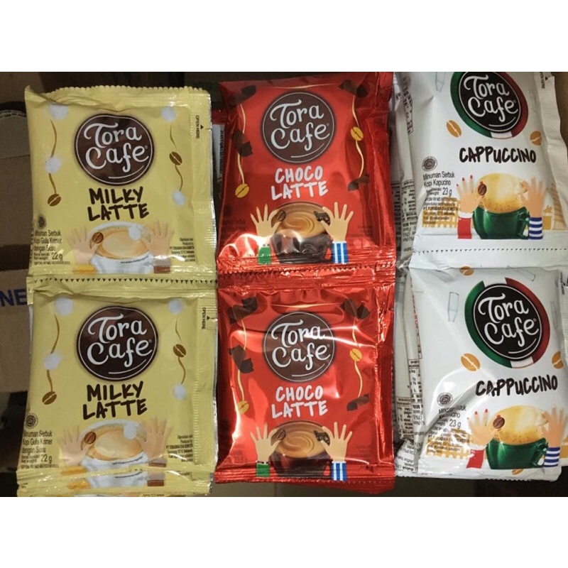 Kopi Tora Cafe Milky Latte Choco Latte Cappucino 10x23gr Torabika ToraCafe Bika