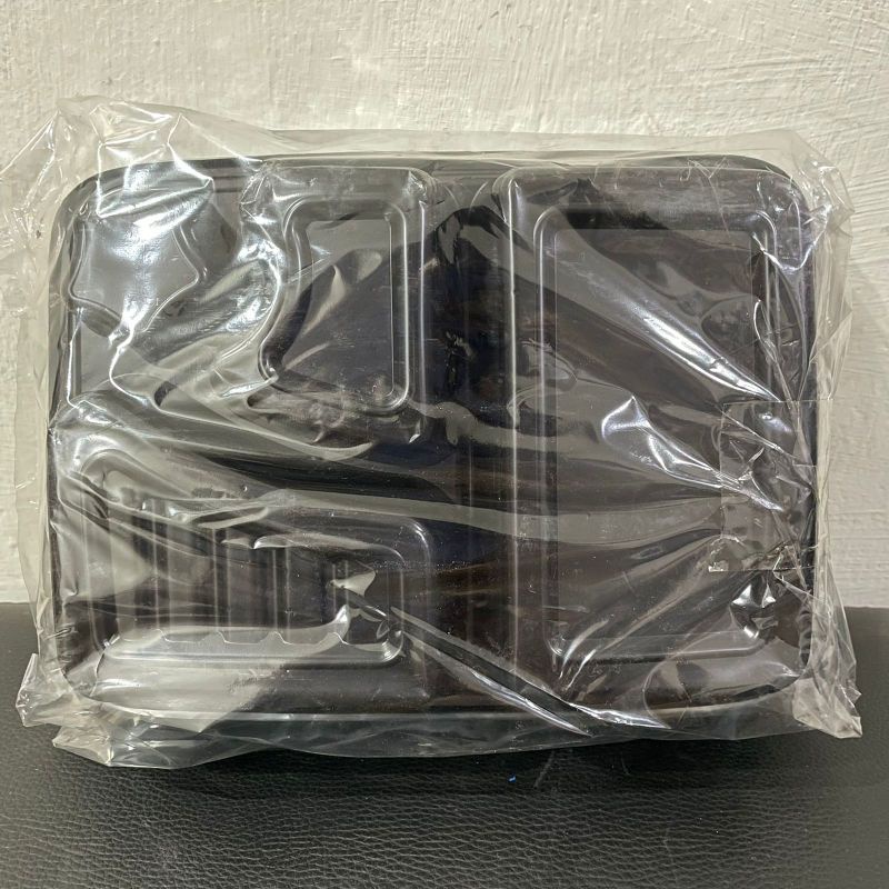 Mika Nasi Bento Sekat 4 Hitam