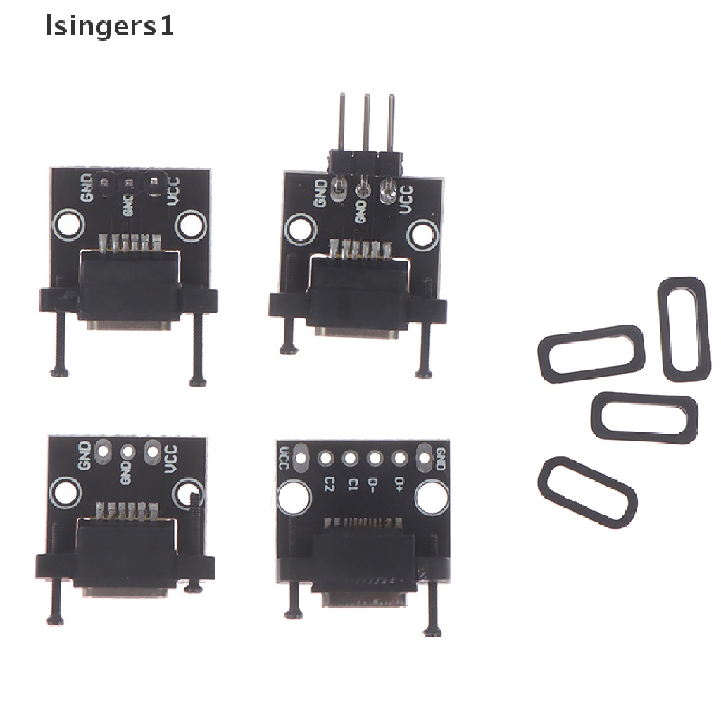 (lsingers1) 1pc Papan Tes PCB USB 3.1 Tipe C Female 12P Dengan Sekrup Adapter