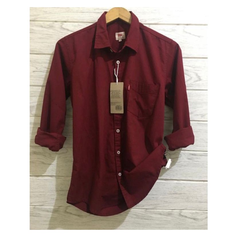 Kemeja Pria Lengan Panjang Polos Kemeja Casual Pria Kemeja Formal Pria Kemeja Distro Terbaru