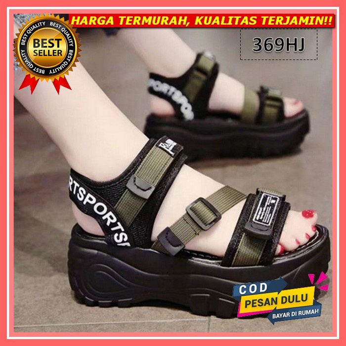 Scrapaku.Id Sandal Wanita Tali Sandal Gunung Casual Import Korea Premium Quality L015 Sendal Wanita 