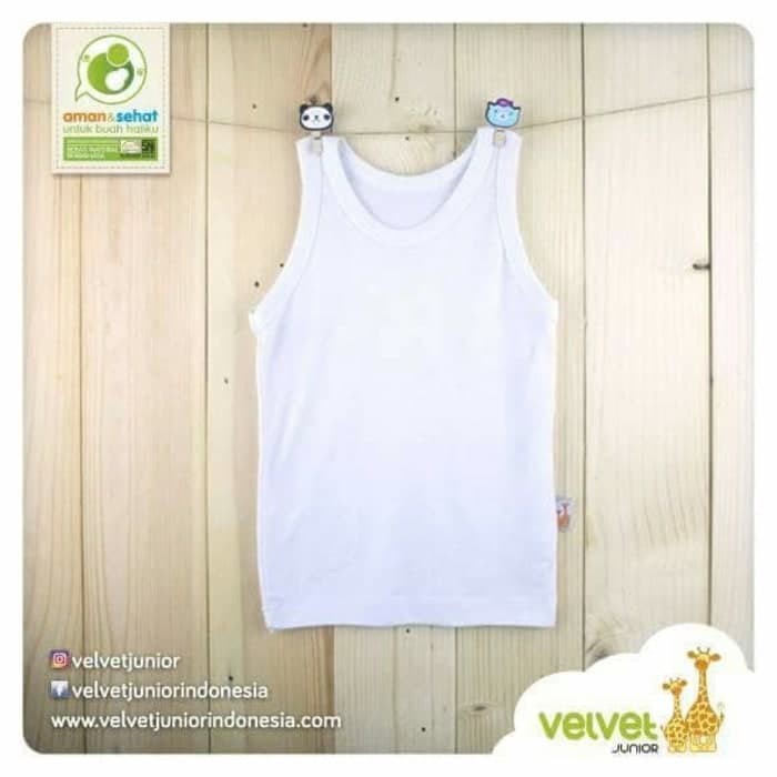 Makassar ! Singet Dalam Kaos Velvet Junior ( 3 PCS )