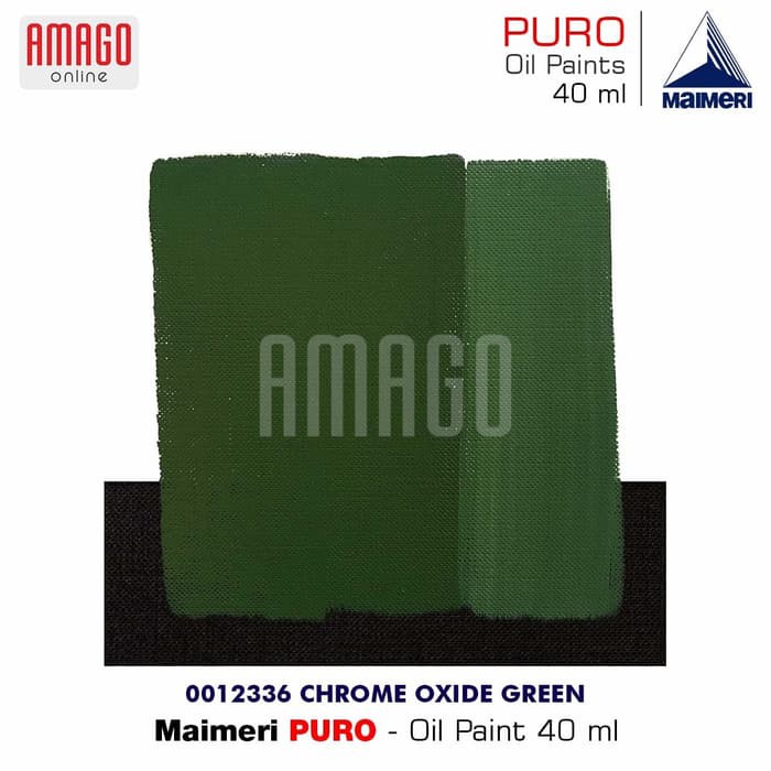 MAIMERI PURO - OIL PAINT - CHROME OXIDE GREEN - 40ML - M0012336