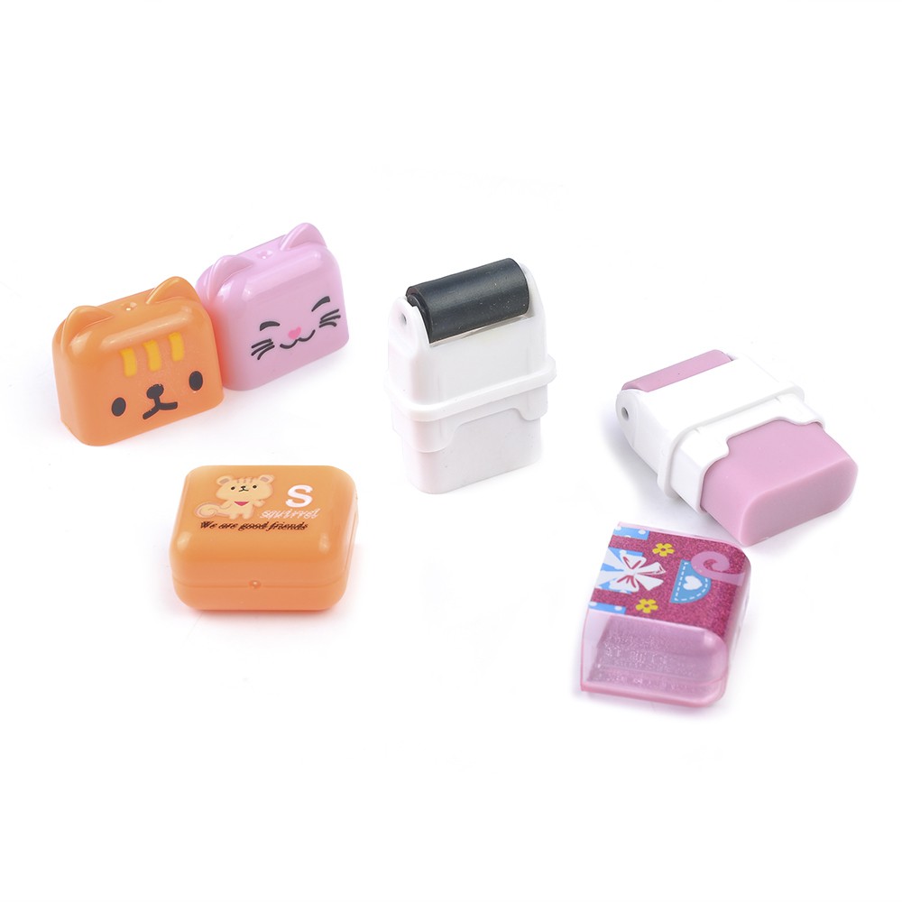 Creative Roller Eraser Lovely Cartoon Kawaii Rubber Stationery Children Students