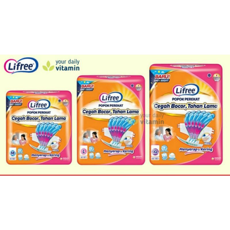 Lifree Perekat Pampers Dewasa XL7 Termurah