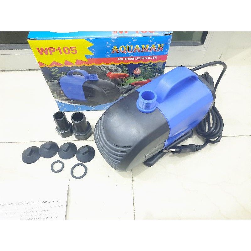 PROMO MURAH Pompa kolam aquarium AQUAMAN WP 105