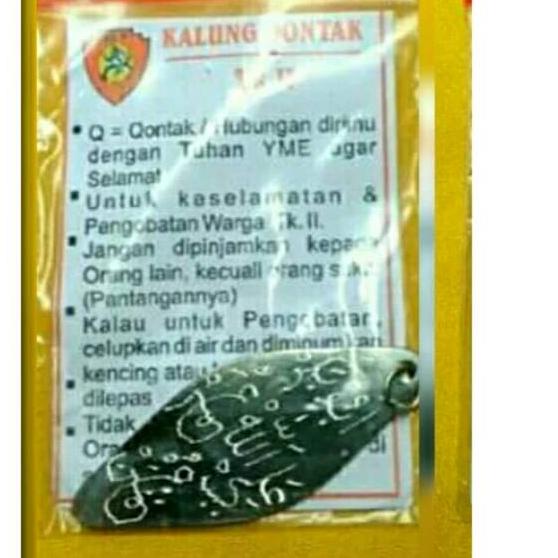 Recomend kalung qontak ikspi kera sakti tingkat 2