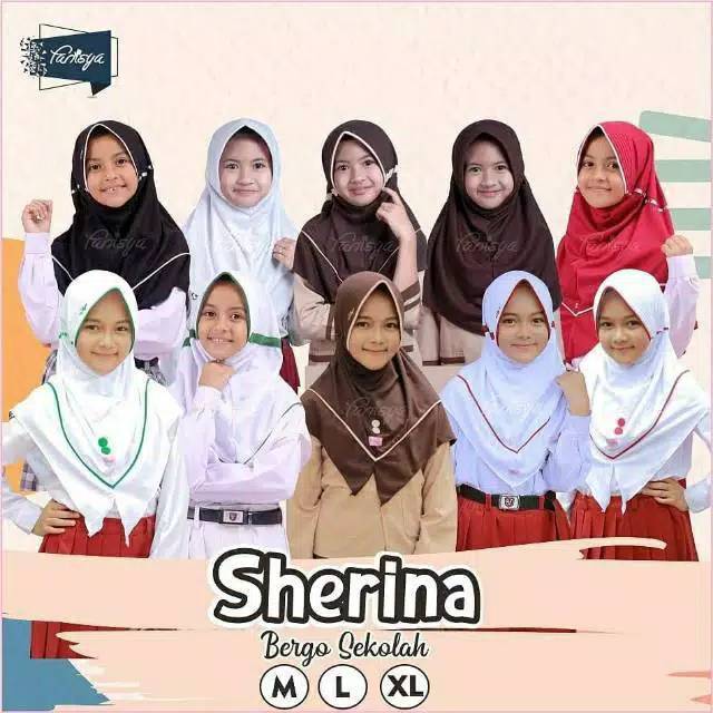 Kerudung Instan Anak Sekolah Sd Smp Warna Hitam Larisvanjava Lazada Indonesia