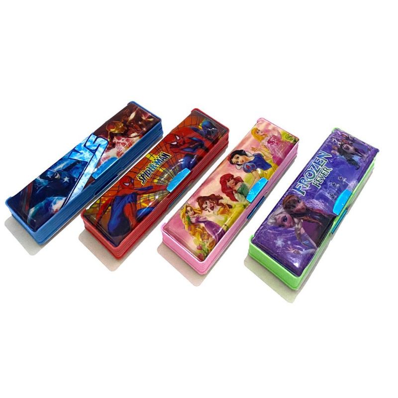 

Tempat pensil magnet spiderman frozen princess avengers