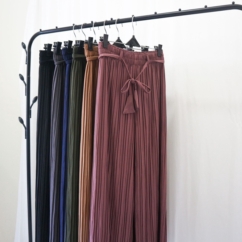 Rana Skirt Rok/Kulot Rample Plisket Kecil