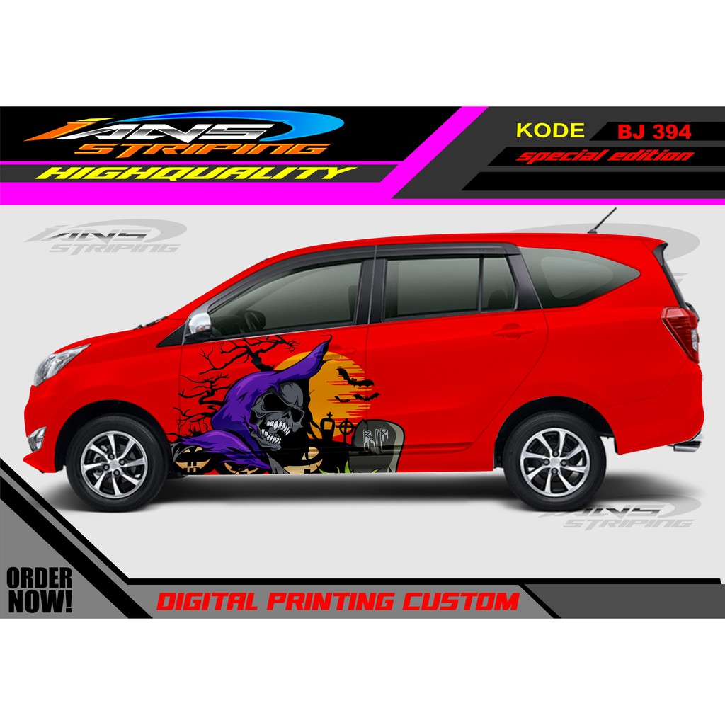 STIKER MOBIL DECAL STICKER MOBIL SIGRA, AVANZA, DATSUN, ERTIGA / STIKER MOBIL / VARIASI STIKER MOBIL