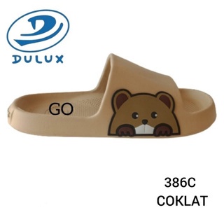 sogo DULUX 386C Sandal Selop Anak Sandal Slide Motif Kelinci Beruang Ukuran 30-35