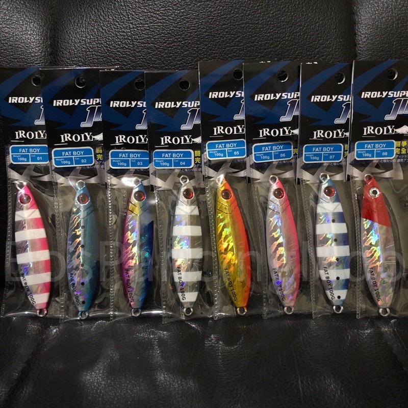 Umpan Metal Jig Iroly Fat boy 100gram