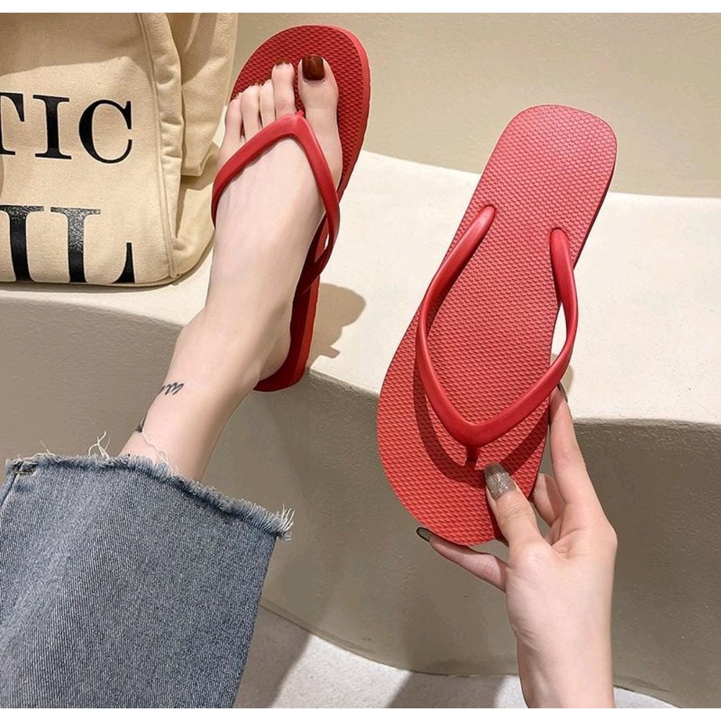 flip FLop Sandal terbaru 2022- Sandal jepit polos ANTI Slip