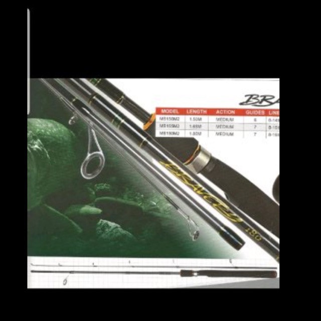 Ujung joran maguro bravery 150 atau 165