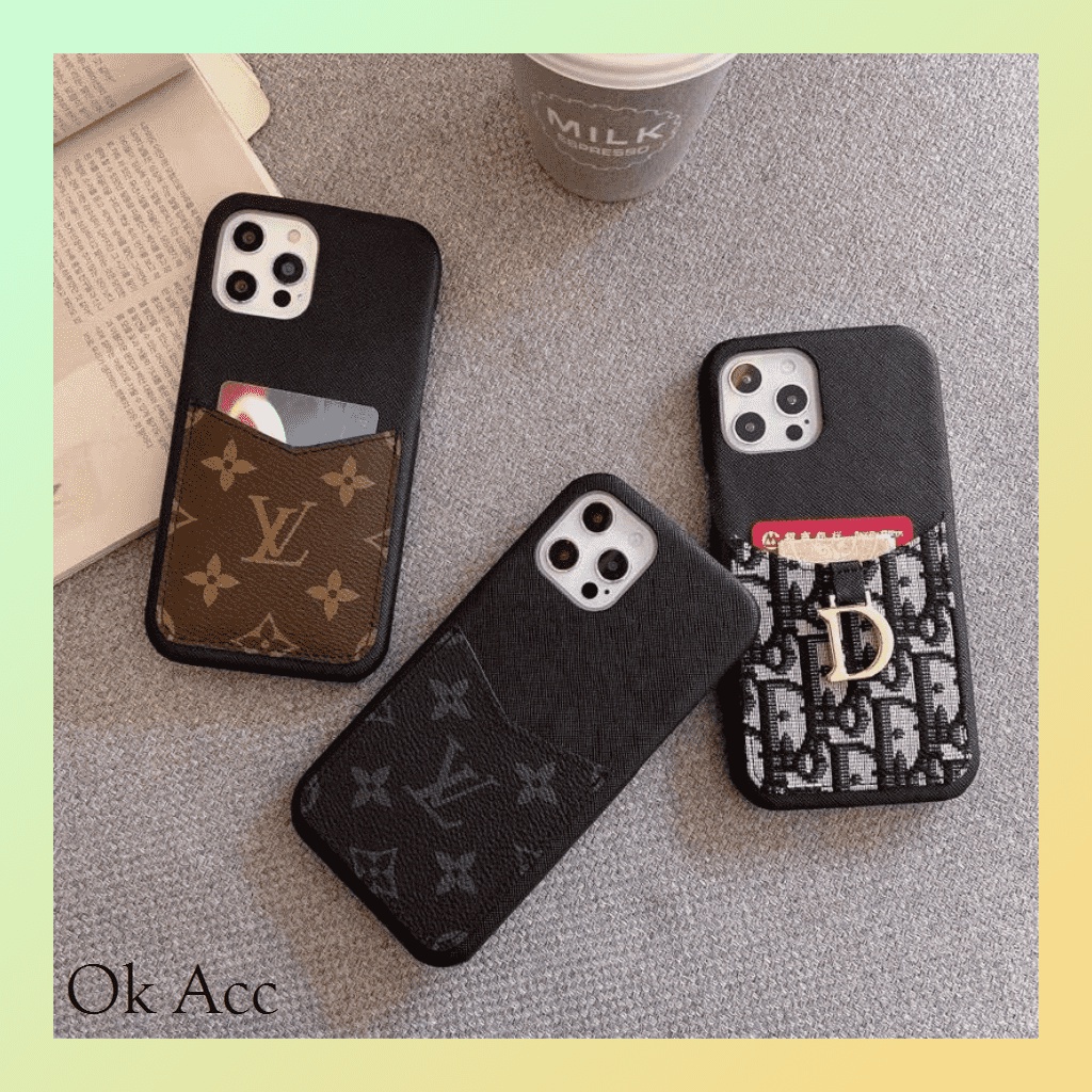 Casing elegant VL cantik Di*r Iphone 7 8 7+ 8+ plus X/Xs Xr Xs Max 11 12 13 14 Pro Max 14 Plus 14+ 14Plus FH41 ID card KTP