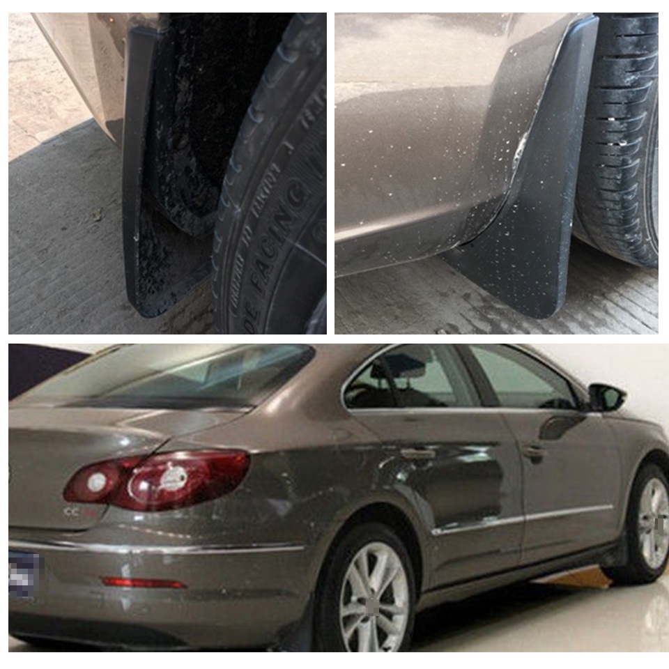 1 Set Mud Flap Pelindung Splash Untuk Fender Mobil Volkswagen Passat CC 2009 2010 2011