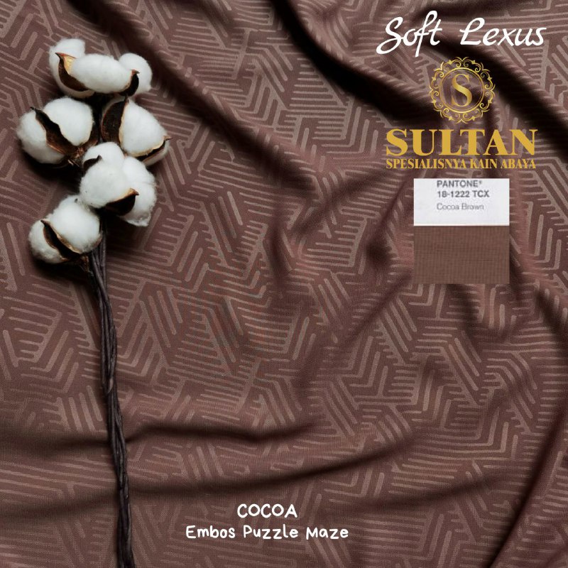50CM EMBOS PUZZLE MAZE SOFT LEXINA COCOA KAIN ABAYA SULTAN (MEREK LAMA: SOFT LEXUS)