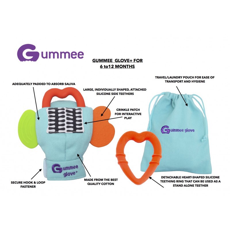 Teether Gummee Glove Plus