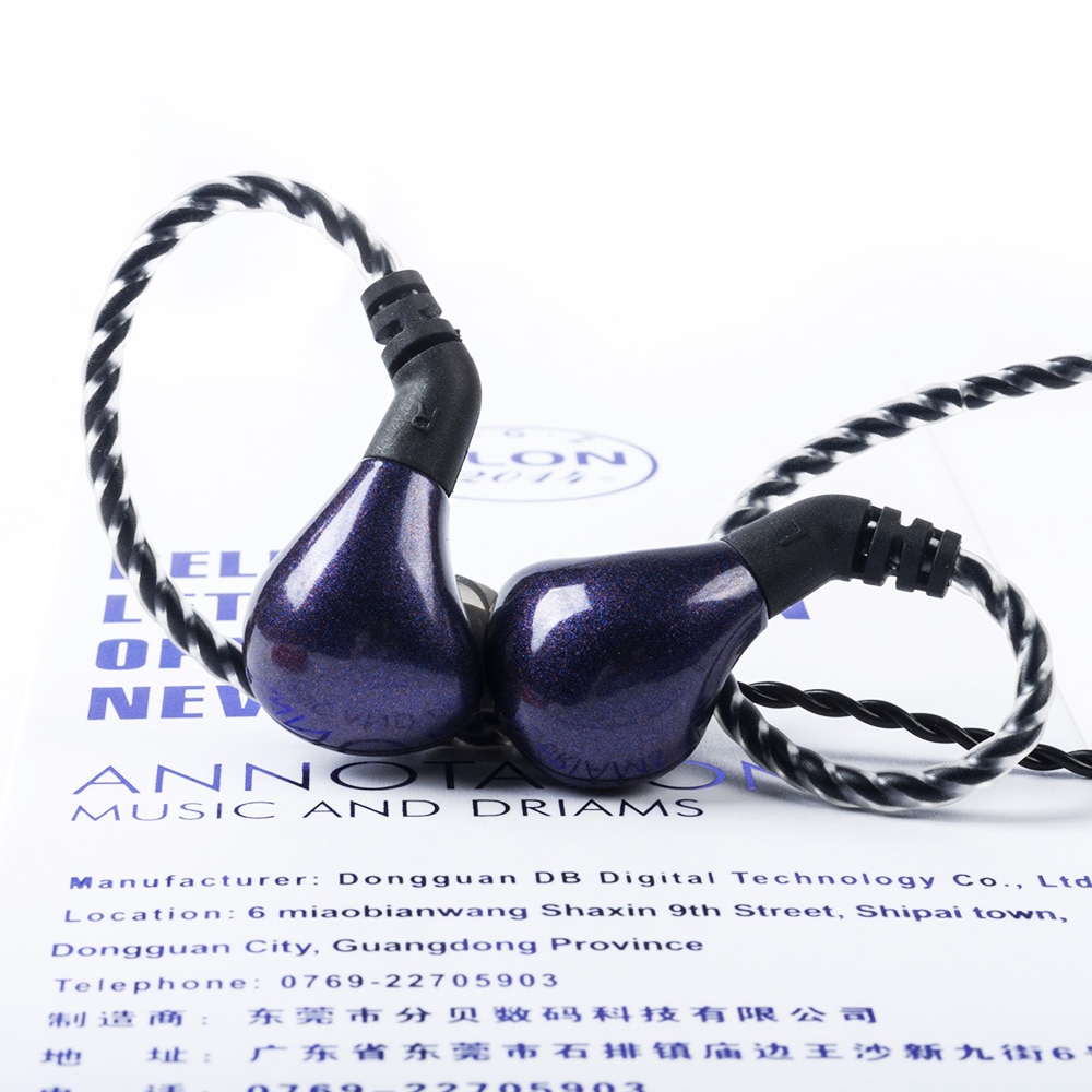 Blon Bl-03 Bl03 Earphone In Ear Hifi Driver Dinamis 10mm Bahan Karbon Diafragma Untuk Dj / Olahraga