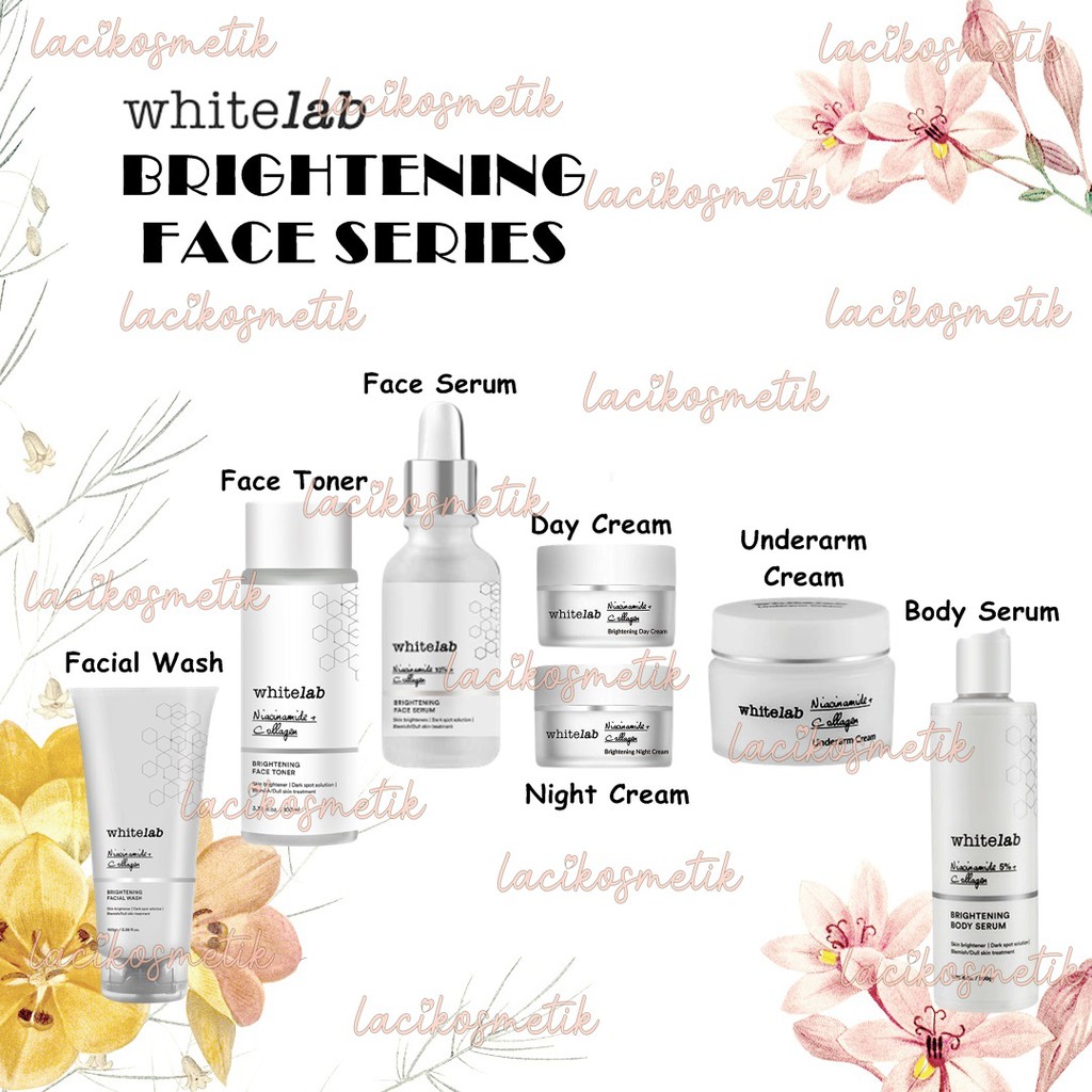 ✨LACIKOSME✨ WHITELAB BRIGHTENING FACE SERIES - BRIGHTENING BODY SERIES WHITELAB