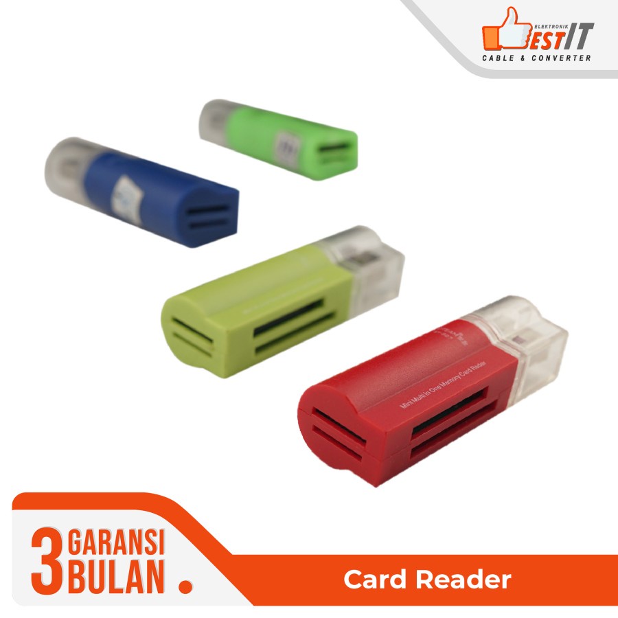 Card Reader Mini Multi in One Memory 4 Slot
