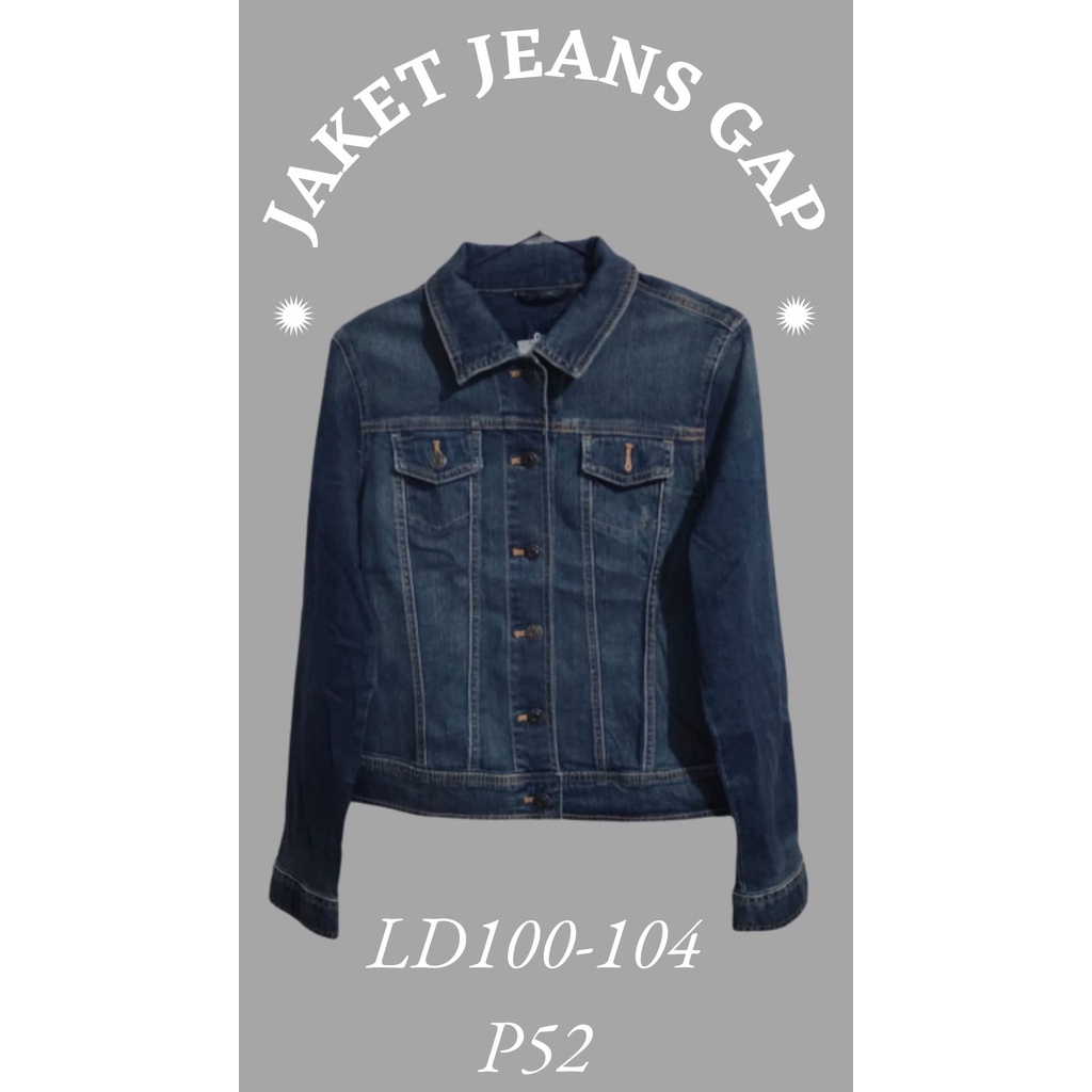 JAKET JEANS WANITA GAP