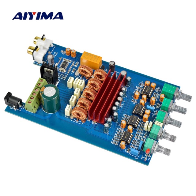 Aiyima TPA3116 TPA3116D2 Bluetooth 4.2 Amplifier Board 2X50W + 100Watt Subwoofer