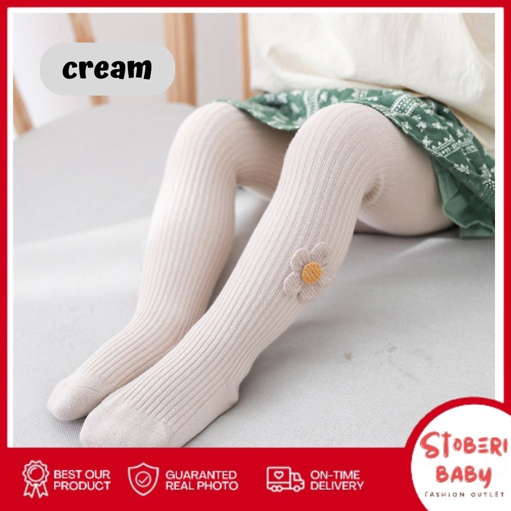 PUNCAK 3.3 stoberi baby - LEGGING PRECIOUS FLO Legging tutup kaki bayi /legging bayi import motif bunga baru