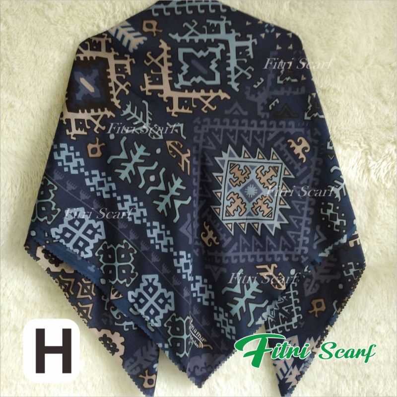 Jilbab PILIH WARNA UMAMA LASER VOAL NARITA hijab motif krudung segiempat motif umama scarf D 2-H