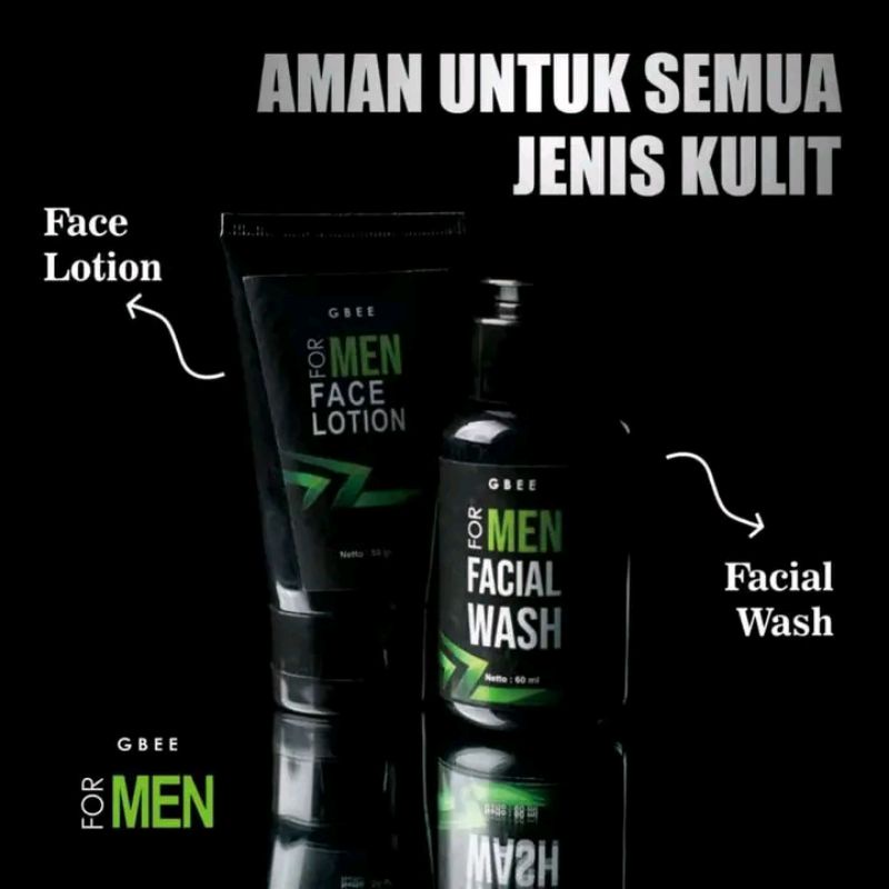 Gbee Glow Beauty Skincare Paket Men