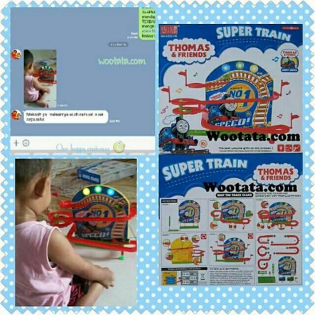 Mainan track thomas super train