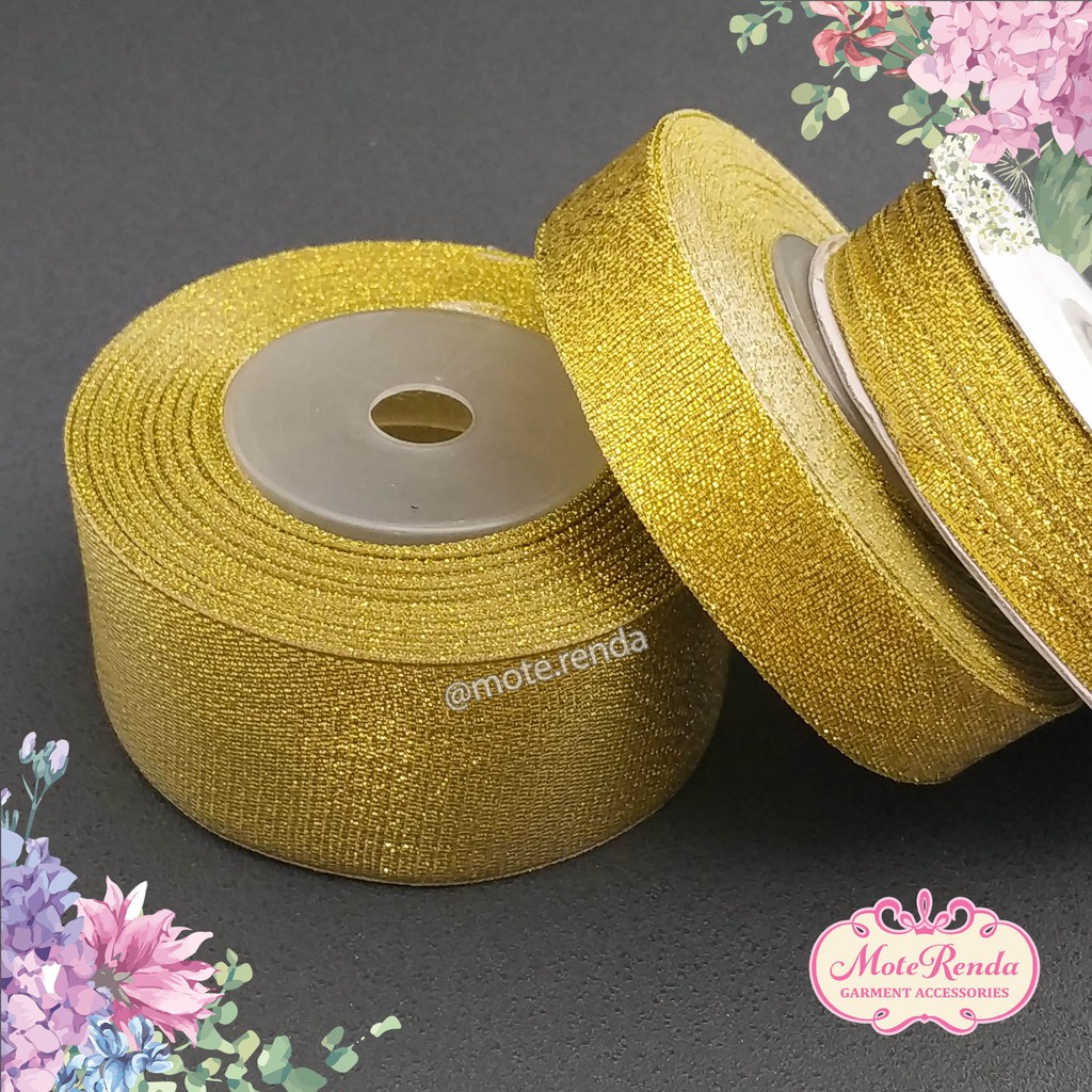 Pita gold&amp;silver (harga per roll) kode 6LMX