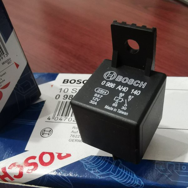 RELAY BOSCH KAKI 4 12V 30A BOSCH ORIGINAL MURAH