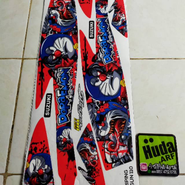 Striping variasi Shogun 110