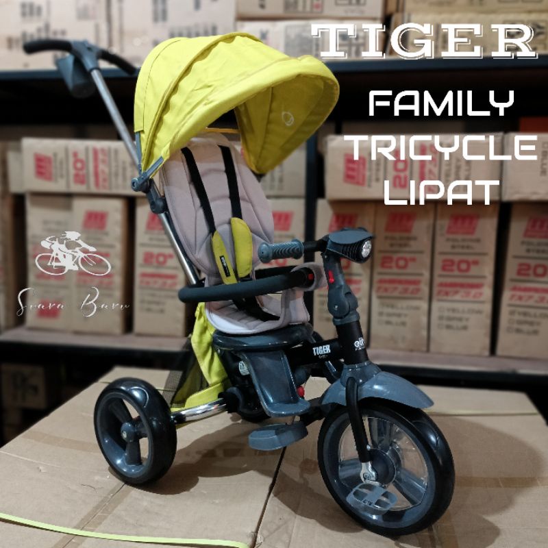 SEPEDA ANAK LIPAT RODA TIGA ELITE FAMILY TIGER