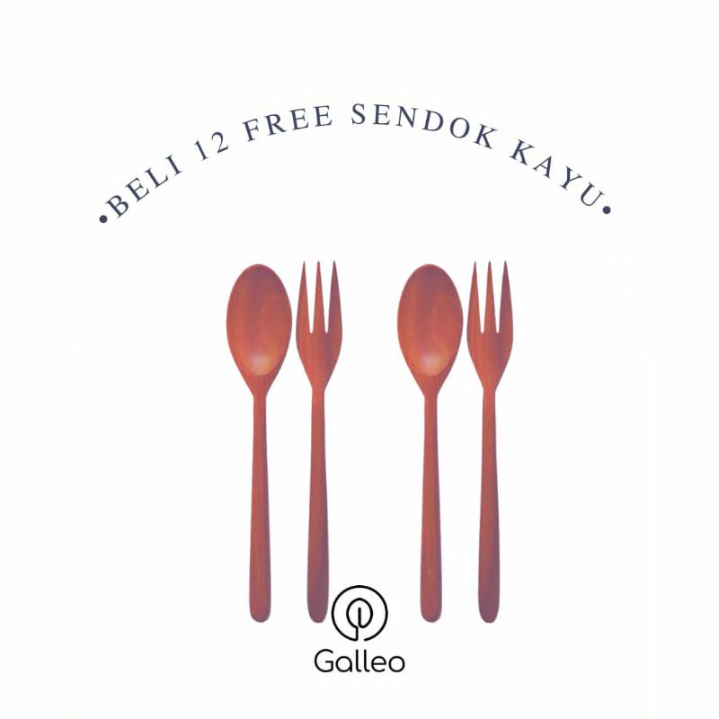 YUKI I SENDOK KAYU PREMIUM SENDOK MAKAN MADU 1 SET