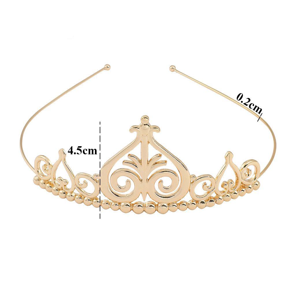 Agustina Women Hair Hoop Untuk Anak Hiasan Kepala Jantung Pernikahan Head Wrap Metal Baroque Hairbands