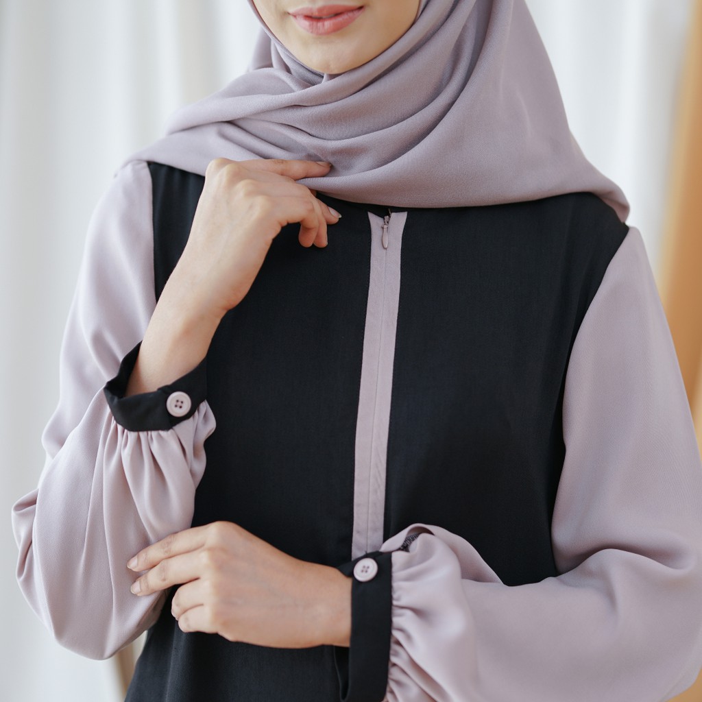 Kimmy Dress by GIETS | Gamis two tone simple Premium