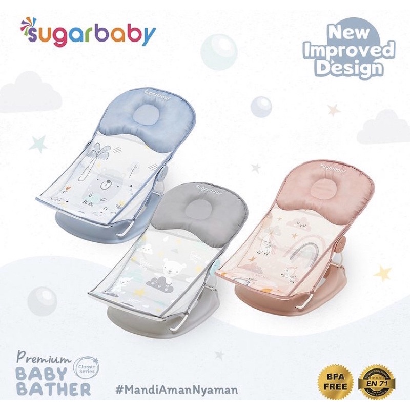 Tempat Mandi Bayi Sugar Baby Bather Premium Bathub Kursi Mandi