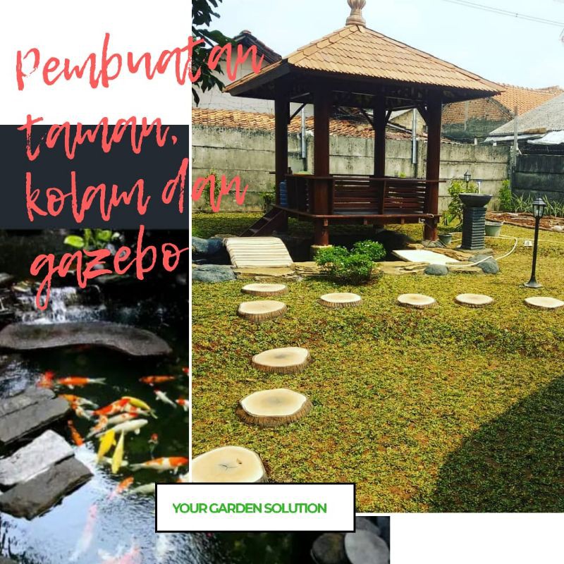 GAZEBO/SAUNG/SAUNG GAZEBO/GAZEBO KAYU KELAPA