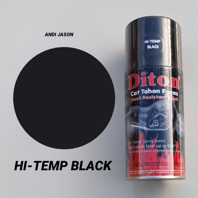 DITON  TAHAN PANAS  HI-TEMP BLACK 300CC