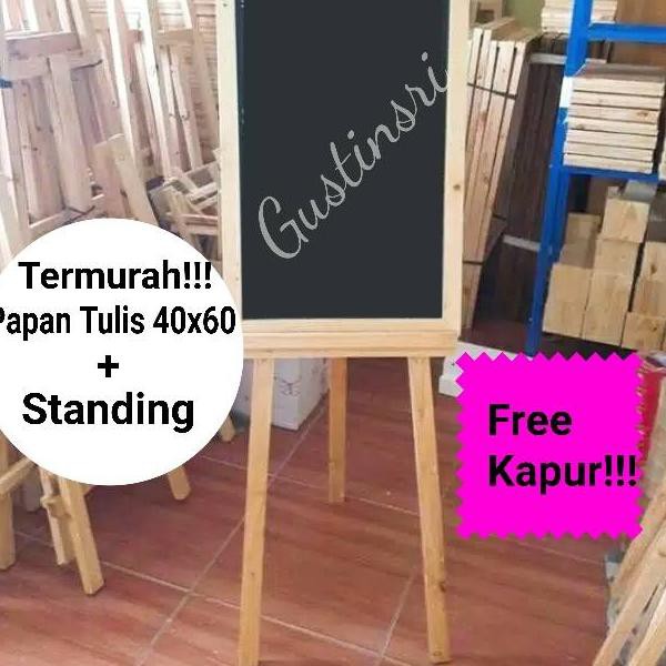 

Harga Spesial.. PAPAN TULIS KAPUR + STANDING TRIPOT PAPAN MENU CAFE PAPAN BOARD + KAKI KAYU PENYANGG