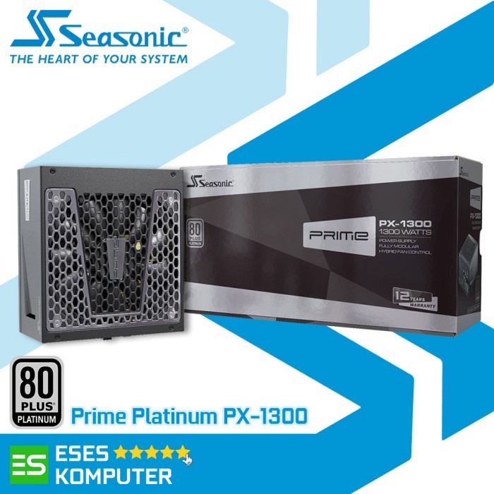 PSU Seasonic Prime Platinum PX-1300 1300W | 80+ Platinum Full Modular